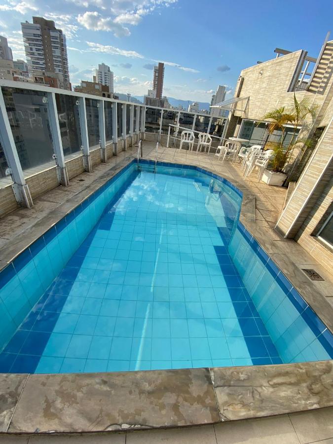 Flat - Acomoda Ate 4 Hospedes - Bairro Do Gonzaga - Santos Sp Exteriör bild